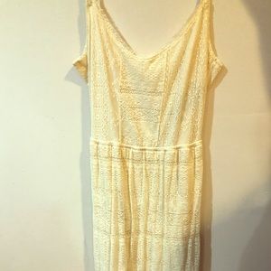 Hollister lace maxi dress.